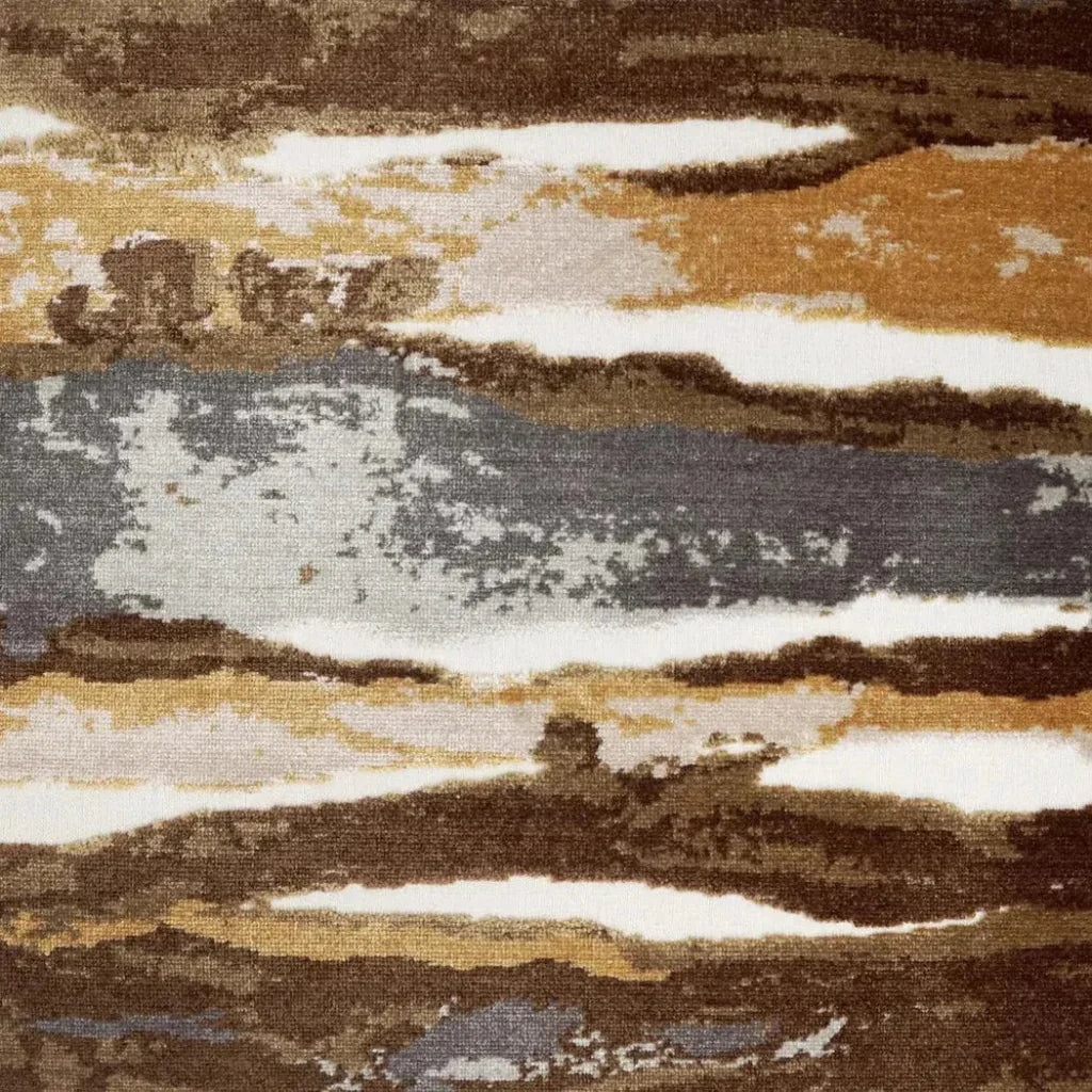 Ecco Alchemy Brown Throw Pillow With Insert - LOOMLAN - D.V. Kap - Throw Pillows