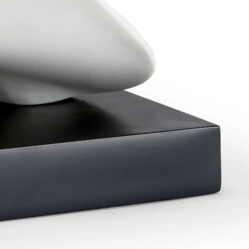 Edna Matte White Ceramic Made Sculpture - LOOMLAN - Wildwood - Statues & Sculptures