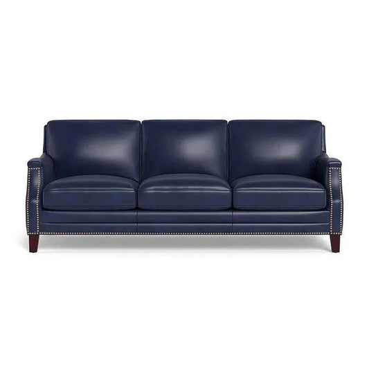 Elegant Leather Sofa American Crafted - LOOMLAN - Uptown Sebastian - Sofas & Loveseats