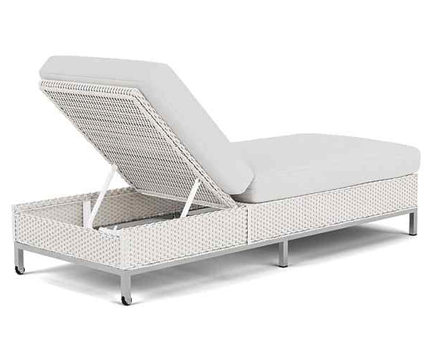 Elements Loom Wicker Outdoor Chaise-Outdoor Chaises-Lloyd Flanders-LOOMLAN