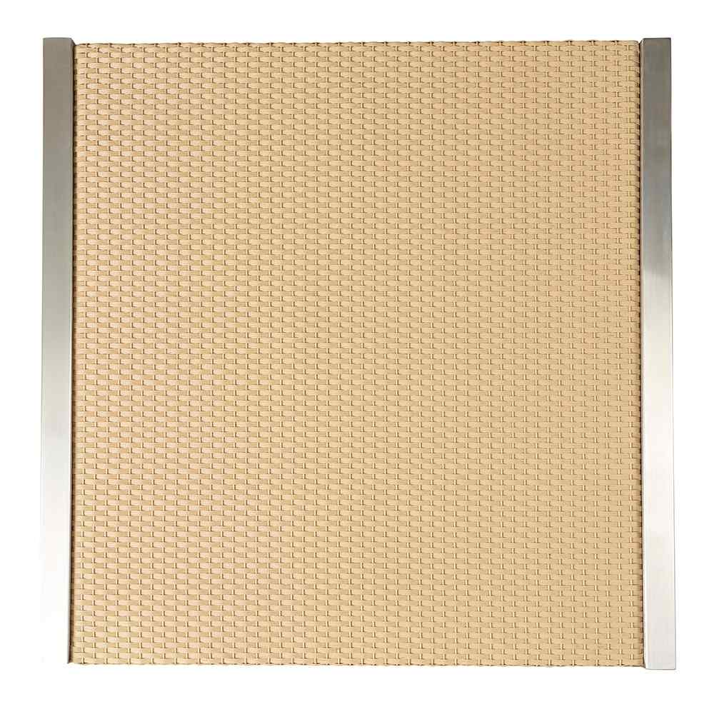 Elements Wicker Square Outdoor Dining Table-Outdoor Dining Tables-Lloyd Flanders-LOOMLAN