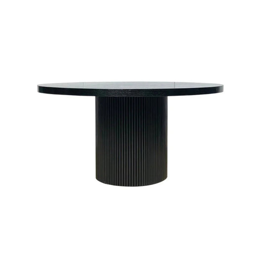 Elle Wooden Round Dining Table-Dining Tables-Artesia-LOOMLAN