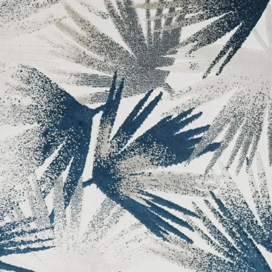 Ellendale Beach Floral Blue Large Throw Pillow Insert - LOOMLAN - D.V. Kap - Throw Pillows