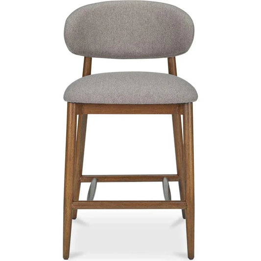Ellie Performance Fabric Wood Frame Counter Stool - LOOMLAN - Moe's Home - Counter Stools