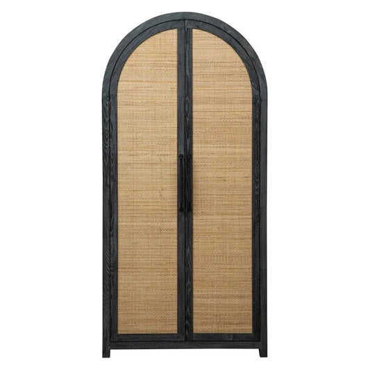 Eloise Unique Designed Wooden Black Cabinet - LOOMLAN - Furniture Classics - Accent Cabinets