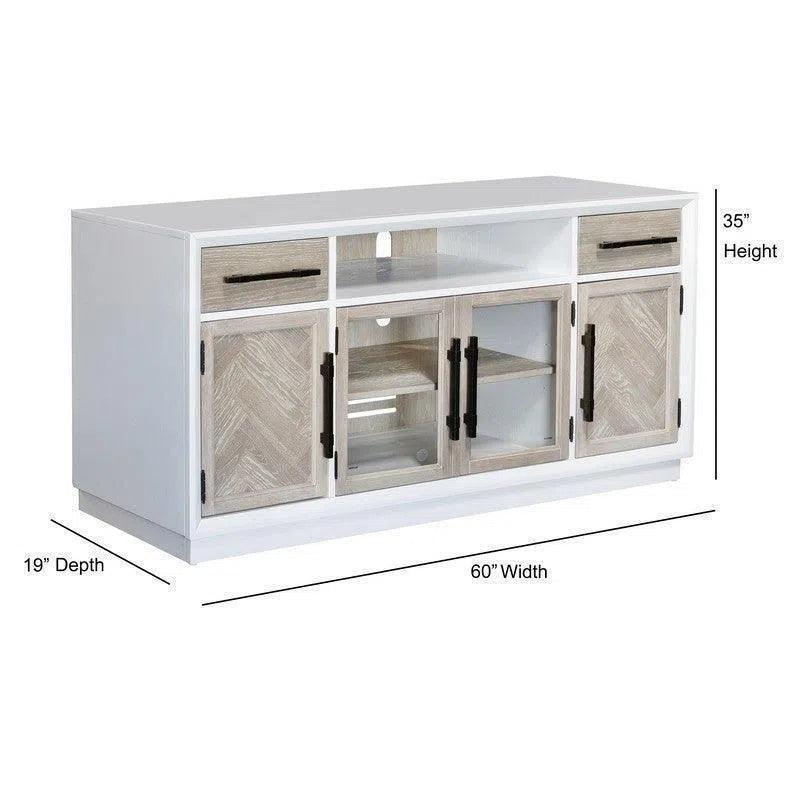 Entertainment Wall Unit Light For TV Up to 60"-Entertainment Wall Unit-Panama Jack-LOOMLAN