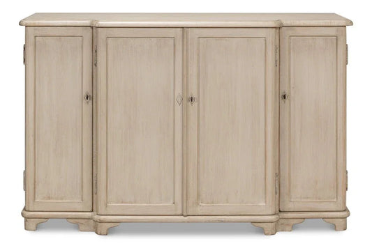 Entree Four Door Wooden Sideboard - LOOMLAN - Sarreid - Sideboards