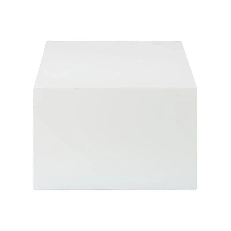 Equinox White Rectangular Cocktail Table - LOOMLAN - Chelsea House - Coffee Tables