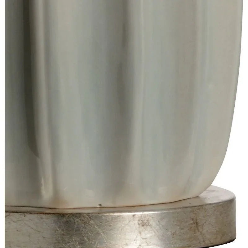 Estelle Green Glazed Ceramic Table Lamp - LOOMLAN - Wildwood - Table Lamps