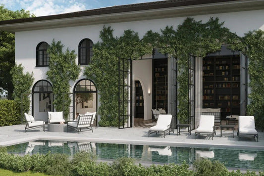 Eterna Black Sand Matte Patio Pool Chaise (Set Of 2)-Outdoor Chaises-Seasonal Living-LOOMLAN