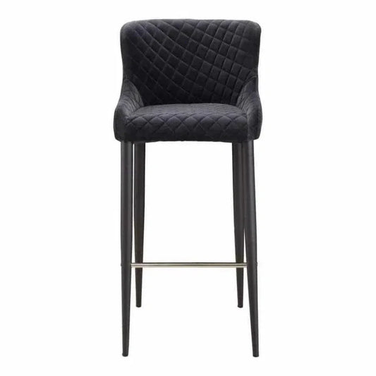 Etta Barstool Dark Grey Contemporary - LOOMLAN - Moe's Home - Bar Stools