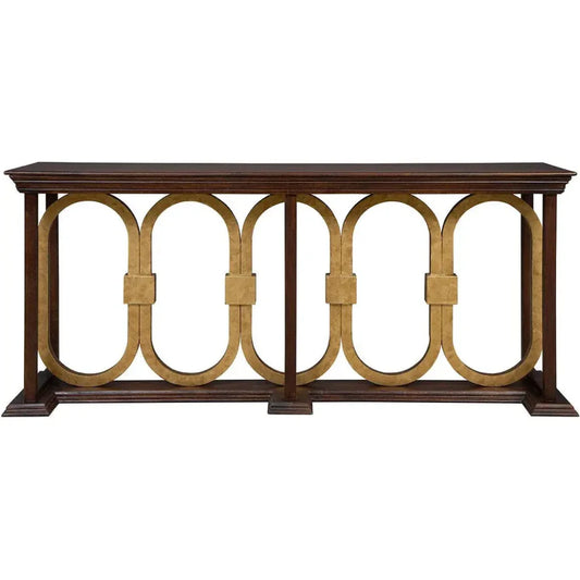 Everly Wooden Rectangular Console Table - LOOMLAN - Console Tables