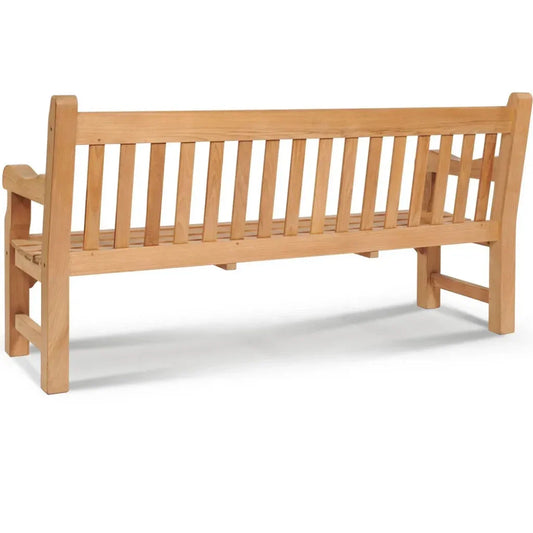 Exbury 3-Person Teak Outdoor Bench-Outdoor Benches-HiTeak-LOOMLAN