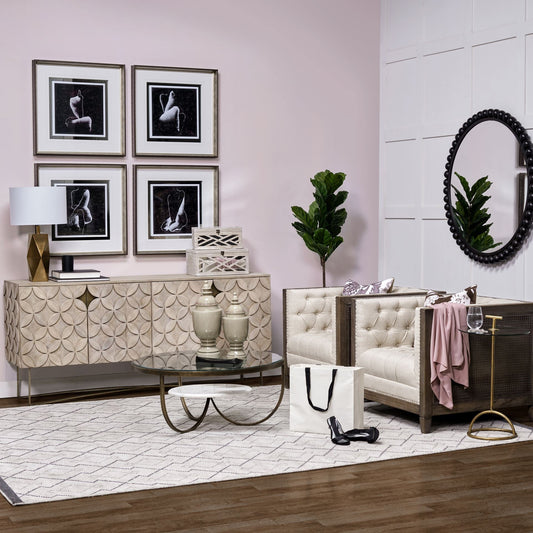 Excelsior Four Doors Wood Sideboard