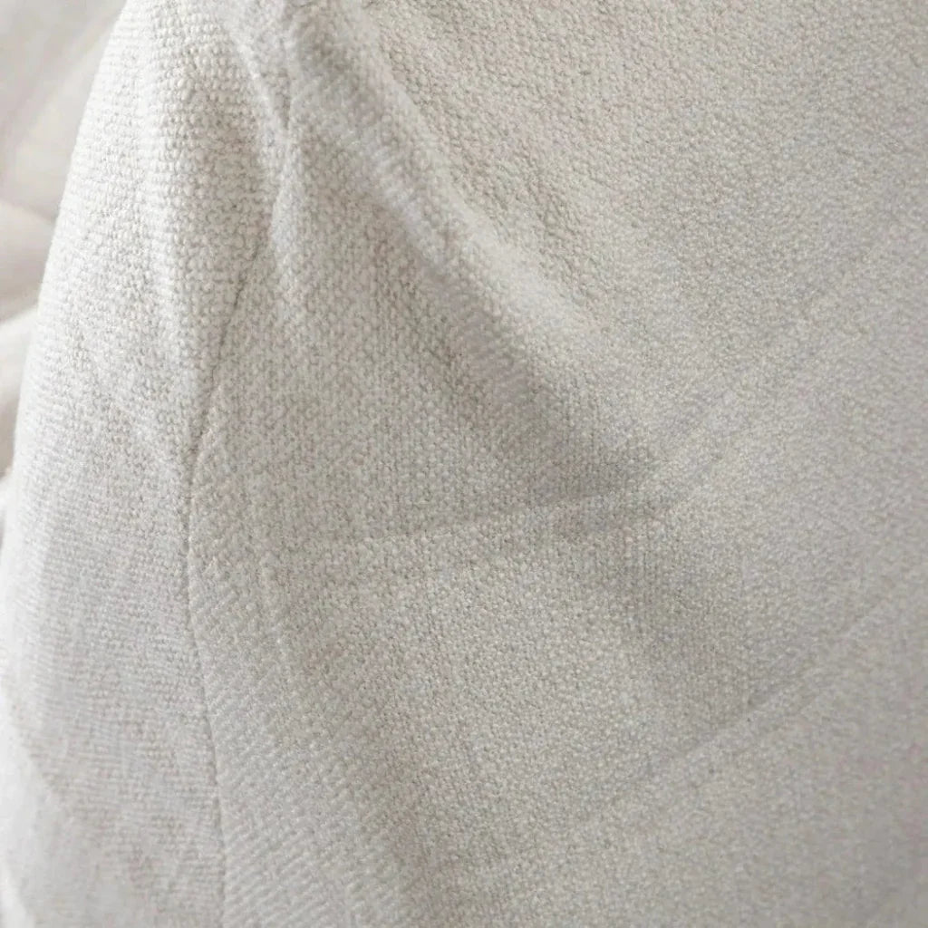 Ezra Armless Chair in Cream Fabric-Lounge Chairs-Diamond Sofa-LOOMLAN