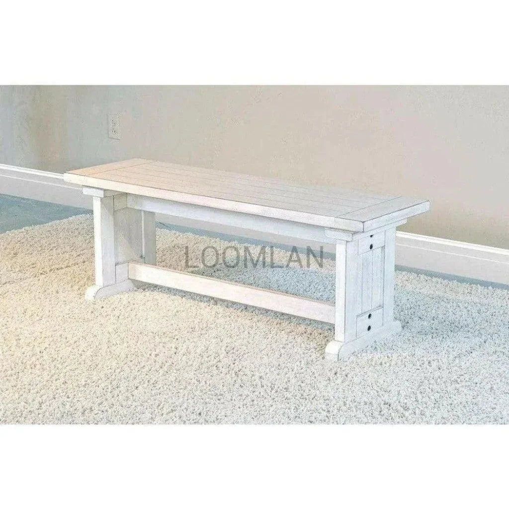 Farmhouse Dining Side Bench (Bench only) - LOOMLAN - Sunny D - Dining Benches