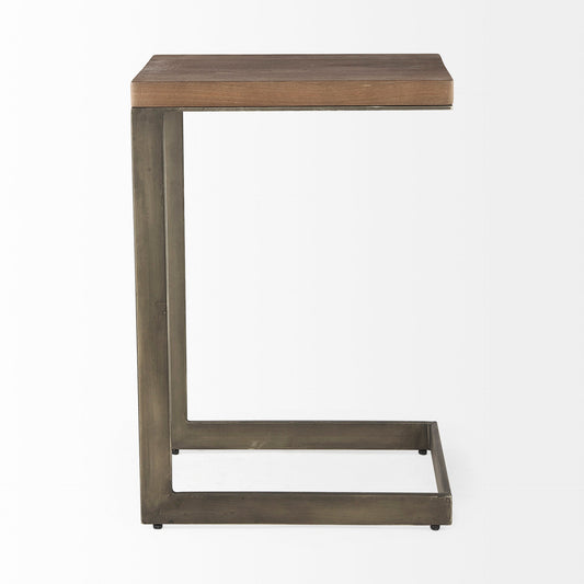 Faye Metal Base C Side Table