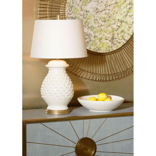 Fiera Glazed Ceramic Table Lamp - LOOMLAN - Wildwood - Table Lamps