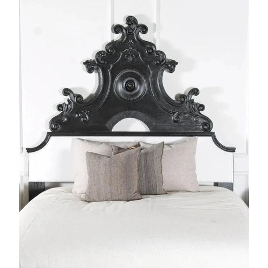 Fiorentina Queen Headboard Black (Headboard Only) - LOOMLAN - Peninsula Home - Beds