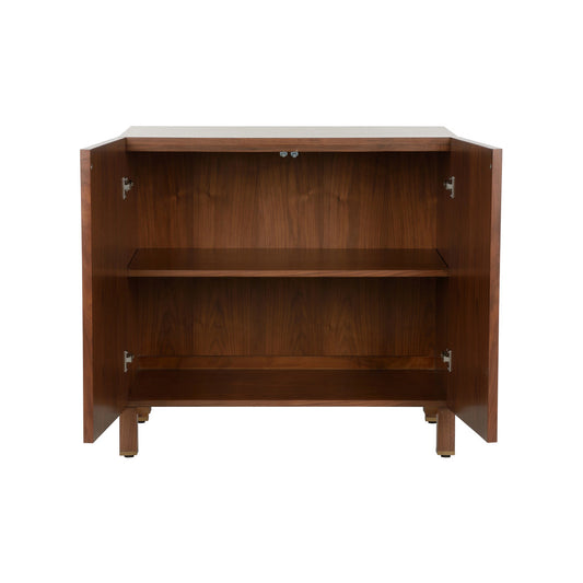 Flower of Life Two Doors Wood Cabinet