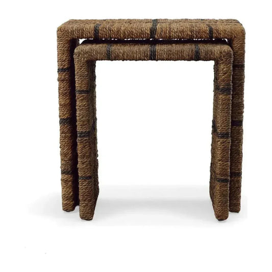 Fox Woven Nesting Tables - LOOMLAN - Furniture Classics - Side Tables