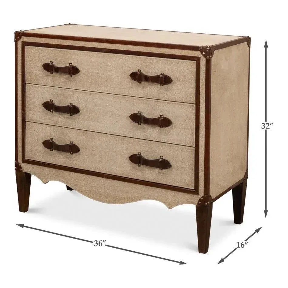 French Art Deco Commode - LOOMLAN - Sarreid - Dressers
