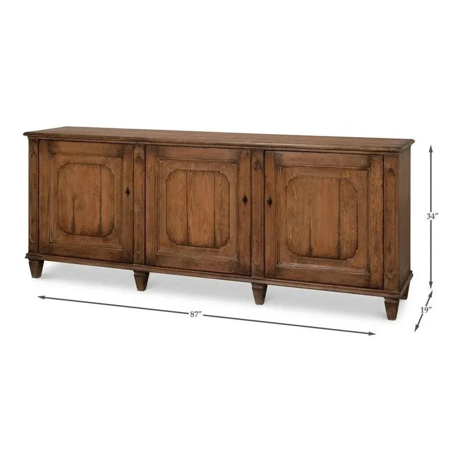 French Country Sideboard Old Pine Stain - LOOMLAN - Sarreid - Sideboards
