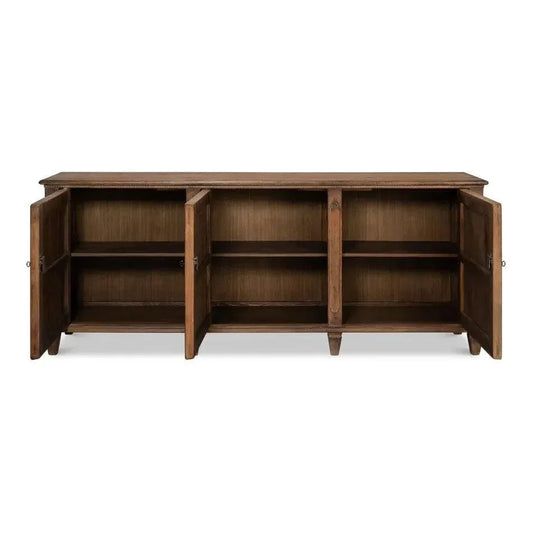 French Country Sideboard Old Pine Stain - LOOMLAN - Sarreid - Sideboards