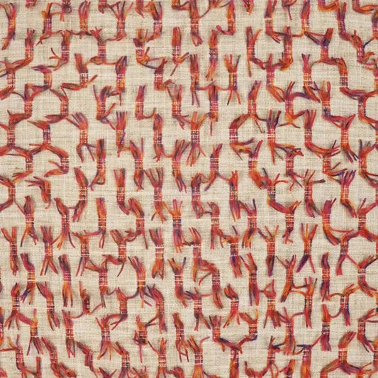 Frolic Fiesta Orange Fuchsia Large Throw Pillow Insert - LOOMLAN - D.V. Kap - Throw Pillows