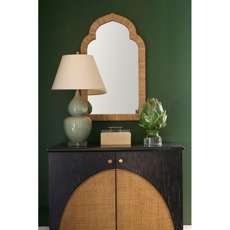 Fulton Green Double Gourd Design Vase Table Lamp - LOOMLAN - Chelsea House - Table Lamps