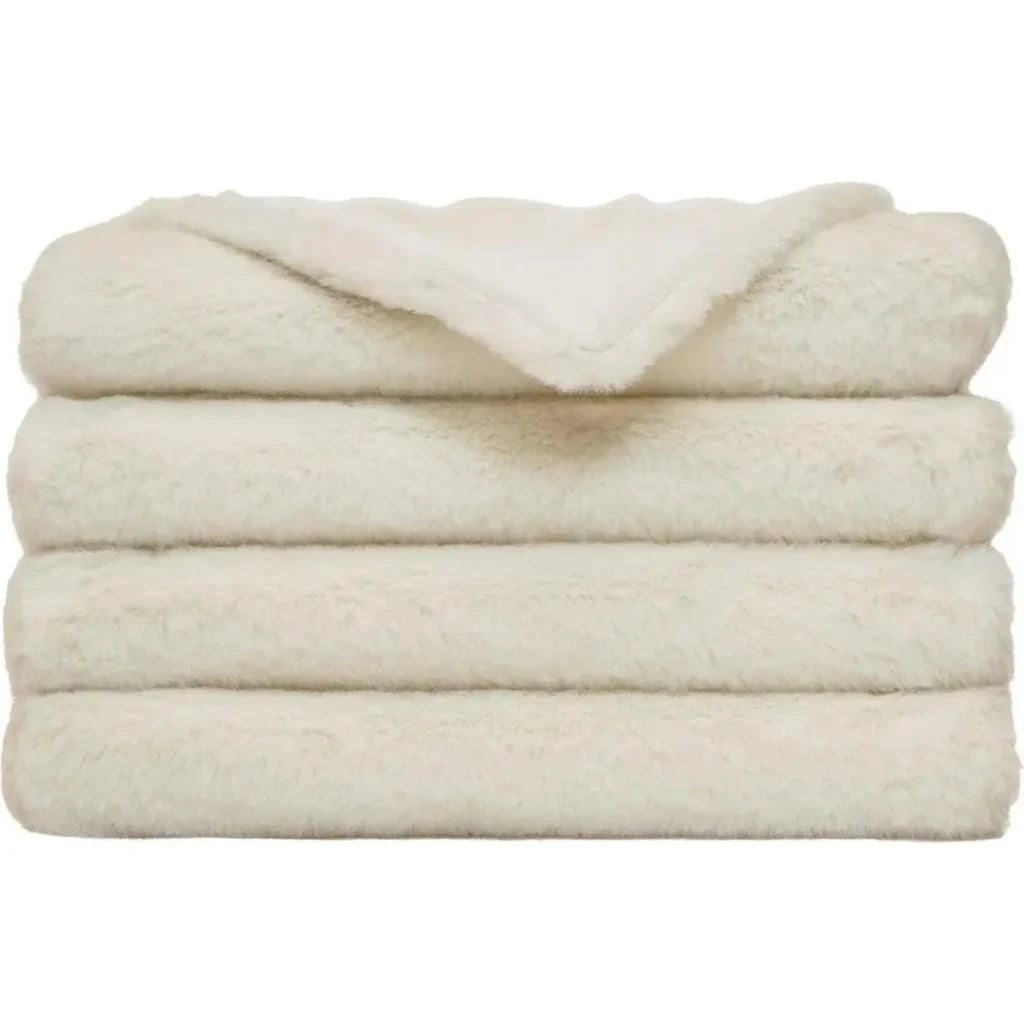 Furocious Corded Throw - Cream - LOOMLAN - D.V. Kap - Throw Blankets