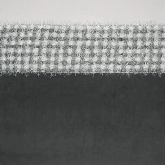 Fuzzy Stone Band Grey White Large Throw Pillow Insert - LOOMLAN - D.V. Kap - Throw Pillows