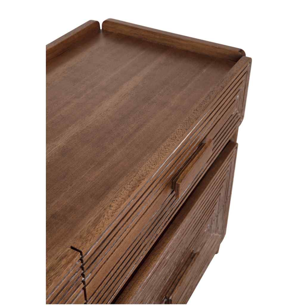 Savino Four Drawers Wood Sideboard