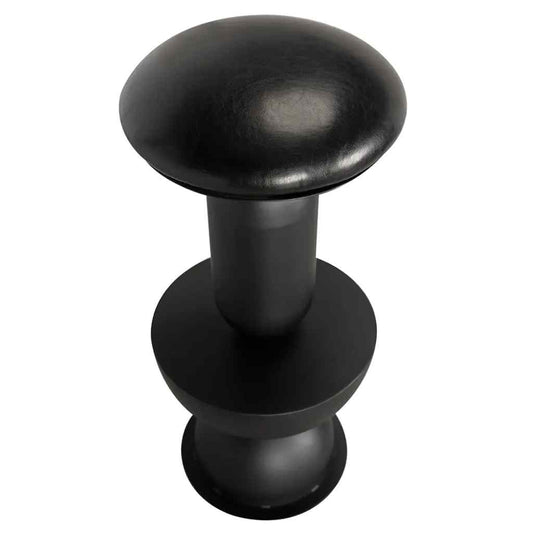 Perth Black Leather Swivel Barstool