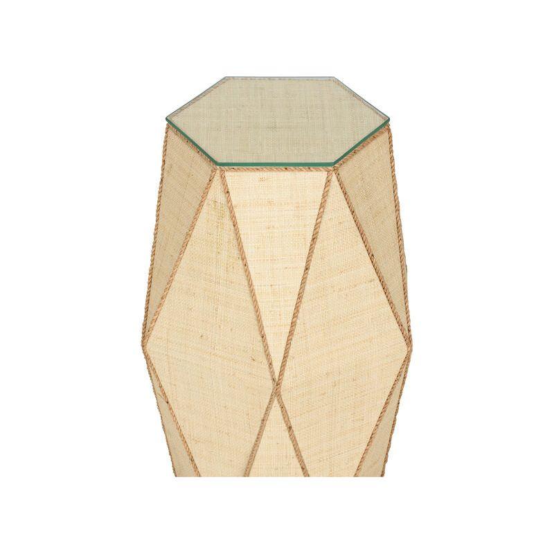 Gabriel Global Hexagon Shaped Drinks Table - LOOMLAN - Wildwood - Side Tables