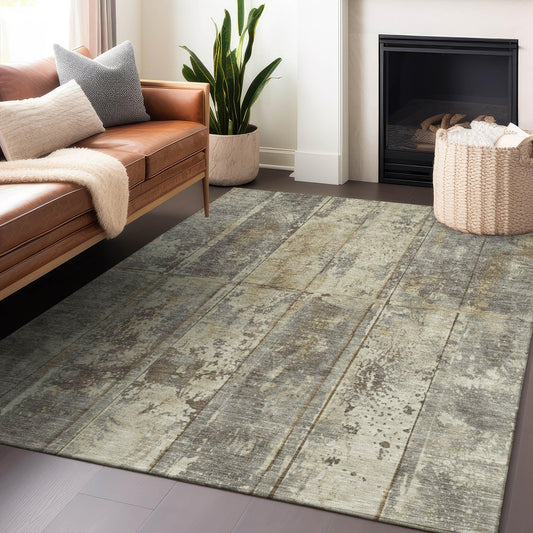 Galara Beige Washable Indoor-Outdoor Rug