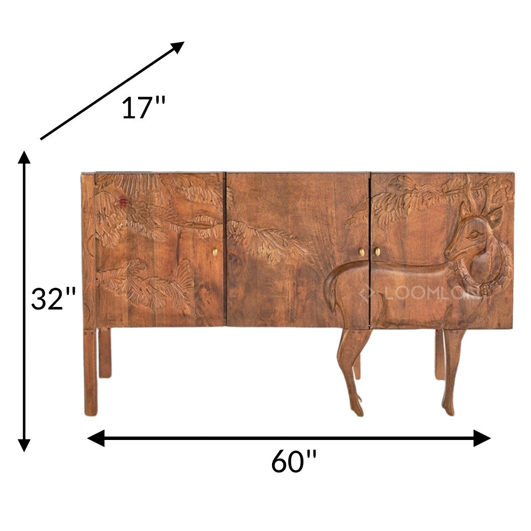 Galaren Deer Front Doors Sideboard