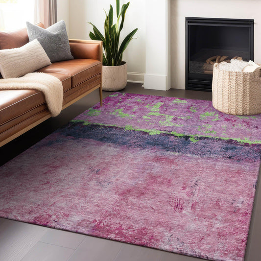 Galaris Pink Washable Indoor-Outdoor Rug