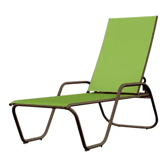 Gardenella Sling Four-Position Stacking Chaise-Outdoor Chaises-Telescope-LOOMLAN