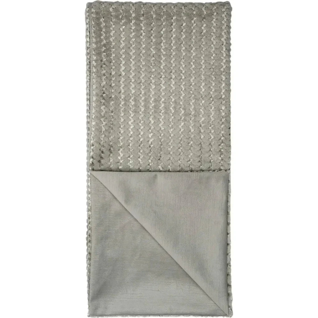 Gene Throw - Grey - LOOMLAN - D.V. Kap - Throw Blankets