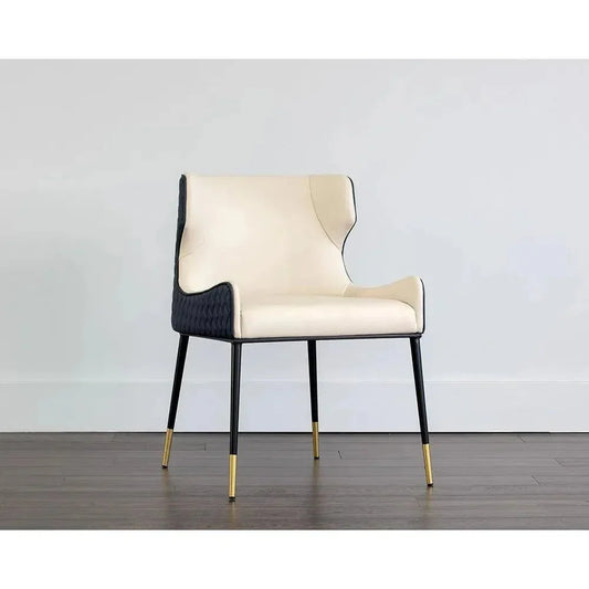 Gianni Leather Dining Chair - LOOMLAN - SUNPAN - Dining Chairs