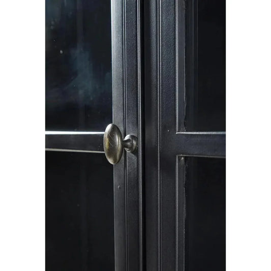 Gilborne Arched Iron Cabinet - LOOMLAN - Furniture Classics - Buffets & Curios