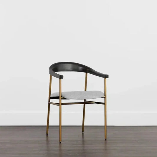 Giorgio Performance Fabric Dining Armchair - LOOMLAN - SUNPAN - Dining Chairs