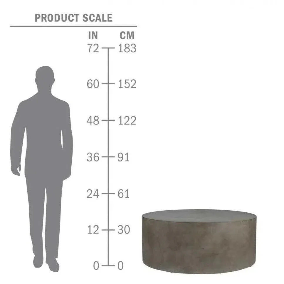 Grand Louis Coffee Table - White Outdoor Coffee Table-Outdoor Coffee Tables-Seasonal Living-LOOMLAN