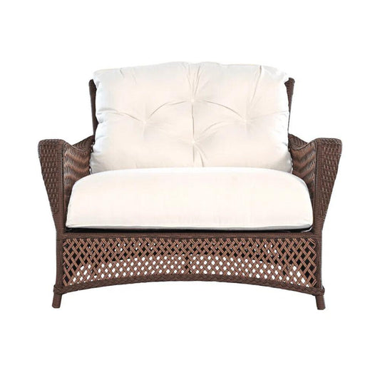 Grand Traverse Outdoor Chair & A Half Ottoman Set-Outdoor Lounge Sets-Lloyd Flanders-LOOMLAN