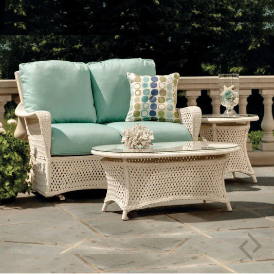 Grand Traverse Patio Loveseat Sunbrella Cushions - LOOMLAN - Lloyd Flanders - Outdoor Sofas & Loveseats