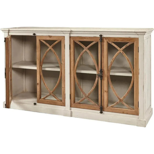 Grayson Fretwork Hutch - LOOMLAN - Furniture Classics - Etageres