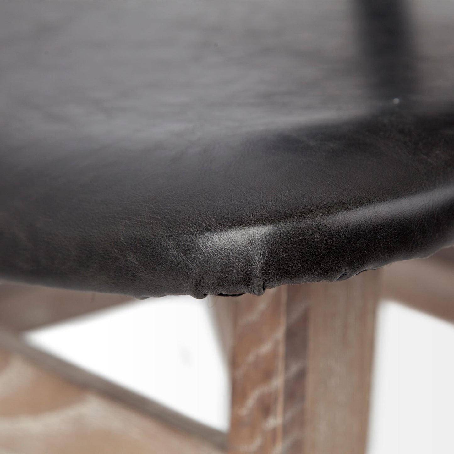 Haden Black Faux Leather Dining Chair (Set of 2)