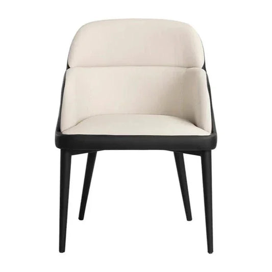 Hagan Leather Dining Armchair - LOOMLAN - SUNPAN - Dining Chairs