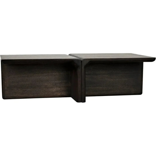 Hagen Coffee Table, Ebony Walnut - LOOMLAN - Noir - Coffee Tables